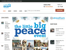 Tablet Screenshot of littlebigpeace.com
